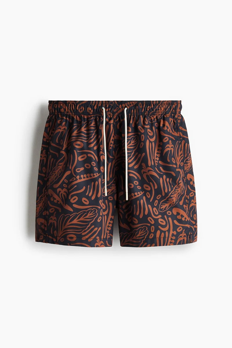 H&M  Patterned swim shorts for Men | Best Price UAE